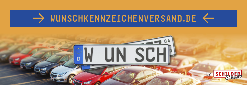Online-Shop für KFZ-Kennzeichen - Schilder Schwab